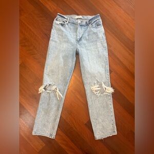 Abercrombie & Fitch curve love 90’s ultra high rise Jeans